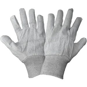 ถุงมือผ้าฝ้ายลายจุดสีดำที่สวมใส่สบายสำหรับใช้ในชีวิตประจำวัน ป้องกันการกระแทกอย่างนุ่มนวลสำหรับงานสวนและงานก่อสร้าง - Product Image 5