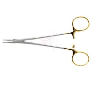 Pinza Portaagujas de Cirugía de Grado Quirúrgico Personalizada 2026, de Acero Alemán de Precisión, 5.5 Pulgadas, para Uso en Quirófano - Product Image 5