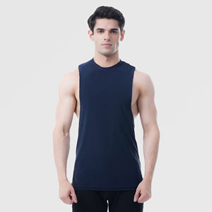 Camiseta sin mangas personalizada de alta calidad para hombre para deportes, correr, entrenamiento físico, estilo informal, de talla grande, gran oferta, ropa transpirable para correr - Product Image 1