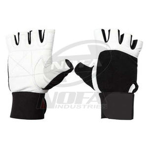 Unisex Custom Leather Sport Gloves for Workout <b>Gym</b> Training <b>Wrist</b> <b>Support</b> Knuckle Protection for Home Weight Lifting Outdoor - Product Image 3