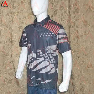 Camisetas de cuello Polo para hombre en negro con logotipo bordado Algodón transpirable Tallas grandes para polos - Product Image 2