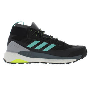 Chaussures Adidas Terrex Free Hiker G pour femmes Couleur : Noir foncé/Vert acidulé/Jaune haute résolution 100% authentique - Product Image 2