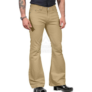 Venta directa de fábrica, pantalones acampanados para hombre, pantalones elásticos altos, fabricante profesional, pantalones acampanados para hombre - Product Image 2