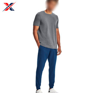 Pantalon tricoté 100% coton pour hommes confortable et respirant adapté au printemps et à l'été matériau léger vente à bas prix - Product Image 4