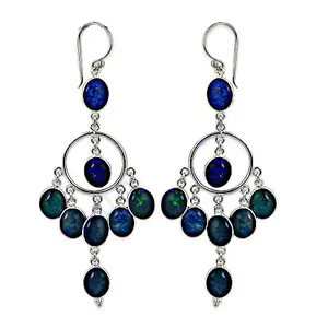 Boucles d'oreilles en forme de lustre en or plaqué diamant vintage pour femmes, cadeaux de mariage et de fête - Product Image 1