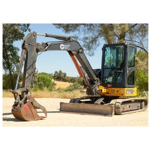 Mini-excavatrice polyvalente John Deere 50G avec attache rapide hydraulique et conduites d'alimentation auxiliaires à haut débit de 21 GPM - Product Image 6
