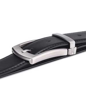 Premium <b>Wide</b> Slim Leather <b>Belt</b> with Statement Buckle Customizable Colors & Sizes 100% High Quality for Sleek & Timeless Style - Product Image 3