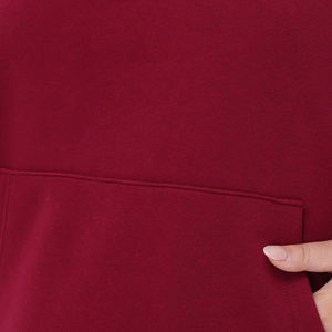 Women's Plus Size Summer <b>Hoodie</b> <b>Oversized</b> Sweatshirt Wholesale Manufacturer Plain Solid Pullover Custom Logo Heavyweight Cotton - Product Image 3