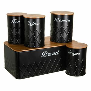 Boîte de cuisine en métal en acier inoxydable de sécurité alimentaire avec serrure hermétique adaptée au stockage durable moderne - Product Image 1