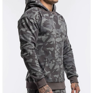 Sweat à capuche numérique pour homme, coupe ample personnalisée, brodé, 100% coton molletonné, double couche, épais, délavé, hiver - Product Image 5
