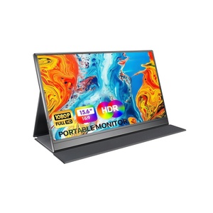 Monitor Portátil de 15.6 Pulgadas FHD para Juegos, Pantalla IPS Ultradelgada con Cubierta Inteligente y Altavoces, Monitor Externo para Laptop, PC, Teléfono, Mac - Product Image 1