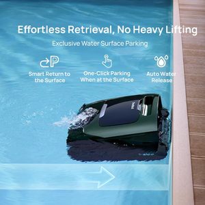 Nettoyeur de piscine robotisé sans fil Aqua.Sens 2 Pro, nettoyage 5 en 1, stationnement en surface, écumeur avec contrôle par application, clarification de l'eau - Product Image 2