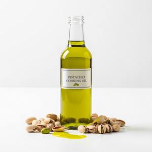 Huile de cuisson à la pistache naturelle pure pressée à froid avec couleur claire et arôme doux pour la cuisson, la friture et la transformation des aliments - Product Image 2