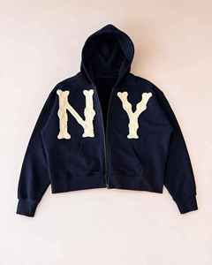 เสื้อฮู้ดแบบสวมหัวโอเวอร์ไซส์ลายพิมพ์ทนความร้อนสำหรับทุกเพศโลโก้ออกแบบได้ตามต้องการ - Product Image 6