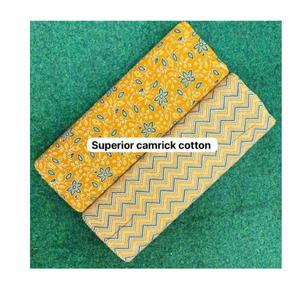 Tissu imprimé en coton coloré pour vêtements de mode Kurtis Hauts et vêtements pour enfants Tissu durable et doux pour la couture - Product Image 1