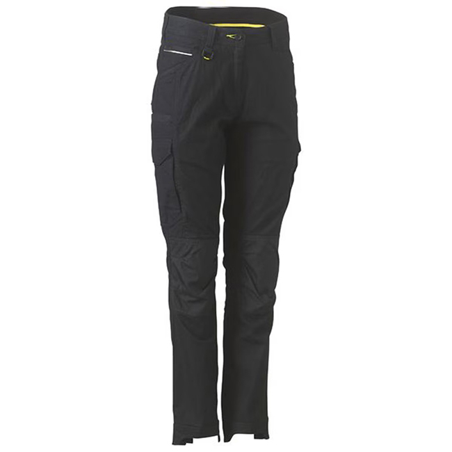 Casual High Waist Women's Cargo Pants Drawstring Elastic Waist Outdoor Quick Dry Mid-rise FLX Move Summer 100% Cotton Canvas