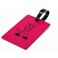 Étiquette de bagage en caoutchouc personnalisée avec design de lettres gravées - Cadeau luxueux et tendance pour les promotions - Product Image 5