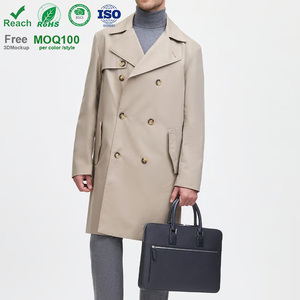 Maletín de Cuero para Portátil NOVOTE con Logotipo Personalizado, Diseño Granulado, Gran Capacidad, 15.5 Pulgadas, para Uso Profesional Masculino - Product Image 1