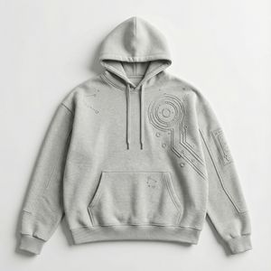 Sweat à capuche Velocity Vision Premium pour homme, streetwear, designer, mode urbaine, style viral, imprimé épais, CulturePiece - Product Image 1