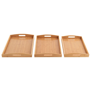 Wooden Crate Set 6 Bottles Wine Wooden Storage Organizer Serving <b>Tray</b> for Home Decoration Display <b>Tray</b> With Handles - Product Image 5