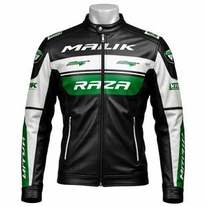Chaqueta de motorista de cuero de vaca con cremallera YKK de alta resistencia | Etiqueta privada OEM | Venta al por mayor - Product Image 1