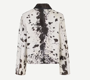 Chaqueta de cuero genuino de piel de vaca para mujer, ropa de invierno para niña, chaqueta de cuero estilo motorista para mujer, abrigos con bolsillos - Product Image 2