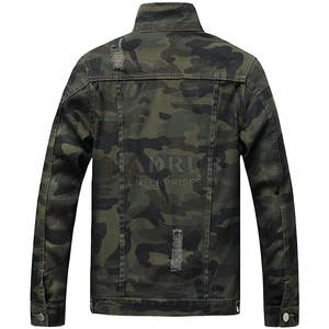 Vente en gros de veste en jean pour hommes de style High Street Logo personnalisé respirant 100% coton pour l'hiver à l'extérieur - Product Image 2