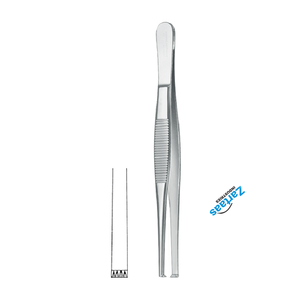 Fórceps de tejido de acero inoxidable de alta calidad 4x5 dientes 14,5 cm/5,5 "Fabricante de instrumentos quirúrgicos - Product Image 3