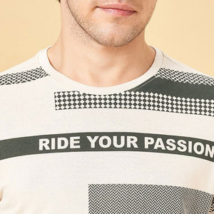 Camisetas informales para hombre, camisetas informales transpirables de alta calidad directas de fábrica con diseño impreso sólido ajustado nuevo servicio OEM - Product Image 6