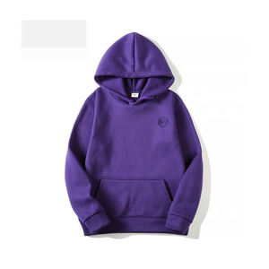 Sweat à capuche de luxe avec broderie au design personnalisé pour hommes, sweat-shirt surdimensionné en coton vierge polaire vente en gros - Product Image 3