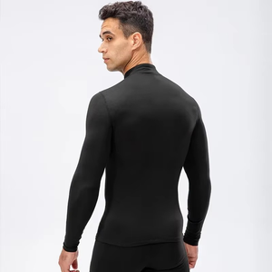 Polos Deportivos de Compresión para Hombre, Resistentes al Viento, de Secado Rápido, de Spandex/Poliéster, Manga Larga, para Invierno, para Correr, Gimnasio - Product Image 3