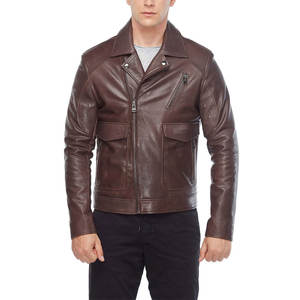 Chaqueta de cuero para hombre, corte ajustado, estilo moderno y único, estilo urbano, la más vendida, de alta calidad. - Product Image 1