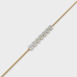 Meilleur bracelet tennis diamant moissanite argent or pour femme Bracelets diamant de bijouterie fine - Product Image 3