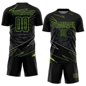 Uniforme de football pour hommes de qualité supérieure Design de couleurs dégradées uniques Ensembles de vêtements d'équipe tendance personnalisés pour un style unique - Product Image 1