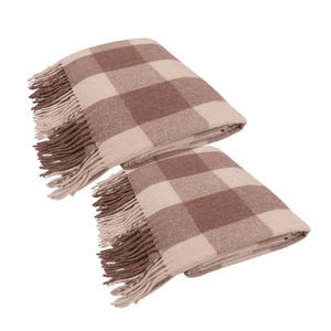 2024 Venta caliente de buena calidad logotipo personalizado Jacob manta de lana del fabricante indio - Product Image 2