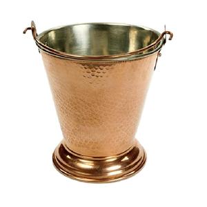 Enfriador de vino antiguo de cobre puro hecho a mano de la mejor tendencia, Enfriador de vino hecho a mano de Metal de forma redonda - Product Image 2