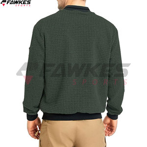 2023 nouveaux vêtements d'hiver décontractés élégants Bomber vestes hommes personnalisés bonne qualité Design Bomber vestes - Product Image 4