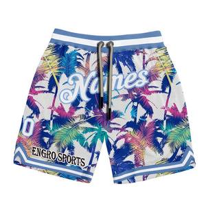 Pantalones Cortos Deportivos Personalizados para Hombre, Sublimados, para Boxeo, Grappling, Jiu Jitsu, Bjj, Lucha, Mma, con Cintura Elástica y Aberturas, Estilo Baloncesto - Product Image 1