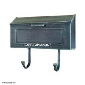 Buzón galvanizado resistente a la intemperie para uso en exteriores con diseño rústico clásico y fuerte protección contra la corrosión - Product Image 6