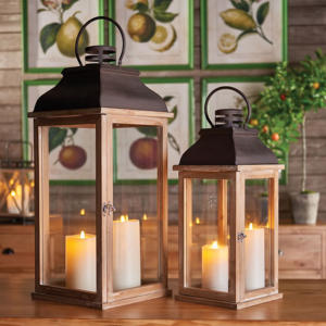 โคมไฟเทียนไม้โทนคู่หรูหรา2025ตกแต่งบ้านด้วยเหล็ก/SS/ทองเหลืองล็อกด้านบนทำด้วยมือเสาที่สมบูรณ์แบบ - Product Image 6