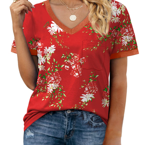 Respirant femmes Sublimation t-shirt séchage rapide anti-rides durable anti-bactérien OEM service vente chaude femmes t-shirt - Product Image 4