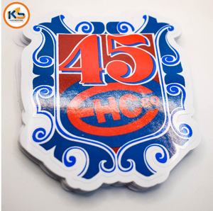 Pegatinas de vinilo de PVC personalizadas de Bajo MOQ | Calcomanías troqueladas impermeables para portátiles con dibujos animados personalizados y acabado brillante de impresión de logotipo - Product Image 2