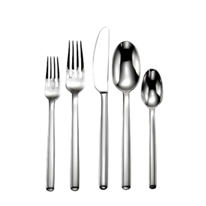 2024 di alta qualità comunemente usato mercato Euro Set di posate in acciaio inox <span class=keywords><strong>argenteria</strong></span> 5 pz Set di posate per uso ristorante festa - Product Image 3