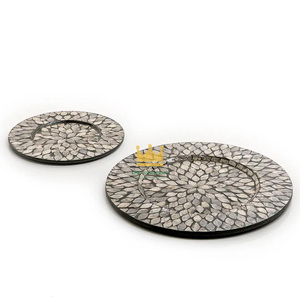 Mantel Individual redondo hecho a mano, placa de cargador decorativa, mantel Individual redondo para decoración de fiesta en casa, precio barato - Product Image 4