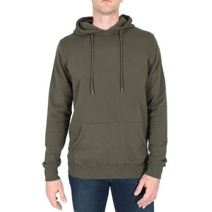 Pull à capuche pour hommes OEM 100% coton Sweat-shirt à capuche épais lourd Logo personnalisé brodé épaules tombantes Sweats à capuche en gros - Product Image 6