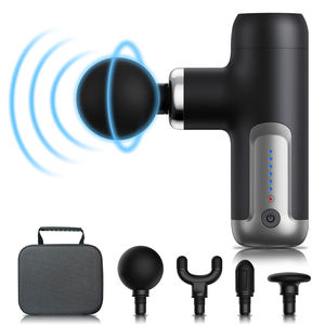 Pistola de masaje pequeña recargable de múltiples cabezales de alta calidad Beilide, pistola de masaje de tejido profundo portátil para regalo, venta al por mayor y al por menor - Product Image 2