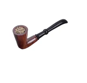 Pipe en bois de qualité supérieure Pipe à tabac artisanale Cigarettes Pipes à cigares prix de gros de l'Inde Taille personnalisée