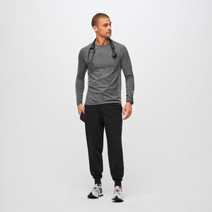 Camiseta elástica de manga larga de algodón y poliéster logotipo personalizado médico debajo de Scrubs | Uniforme de fregado unisex - Product Image 2