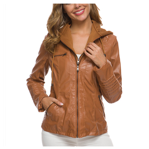 Meilleur design Veste en cuir chenille brodée avec logo OEM pour femmes en cuir véritable respirant avec rembourrage en coton - Product Image 1