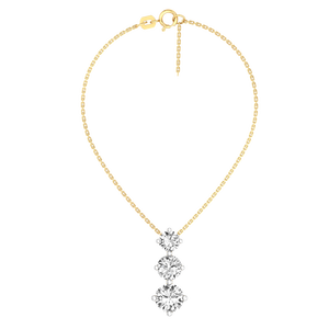 Collar de Plata con Circonita de Alta Calidad, 3.19 Quilates, Claridad VS, Color EF, con Cadena de Cable, Regalo de Compromiso o Boda para Mujer, Certificado IGI - Product Image 4